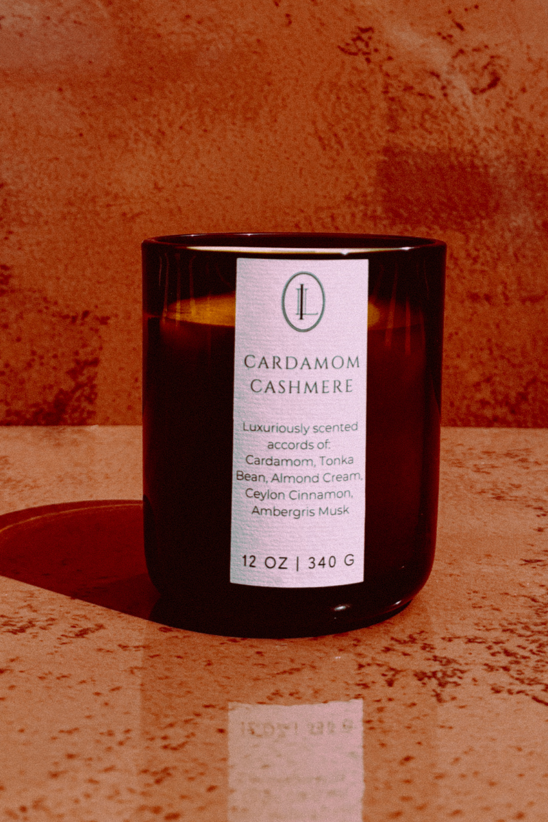 Cardamom Cashmere 12 oz Candle