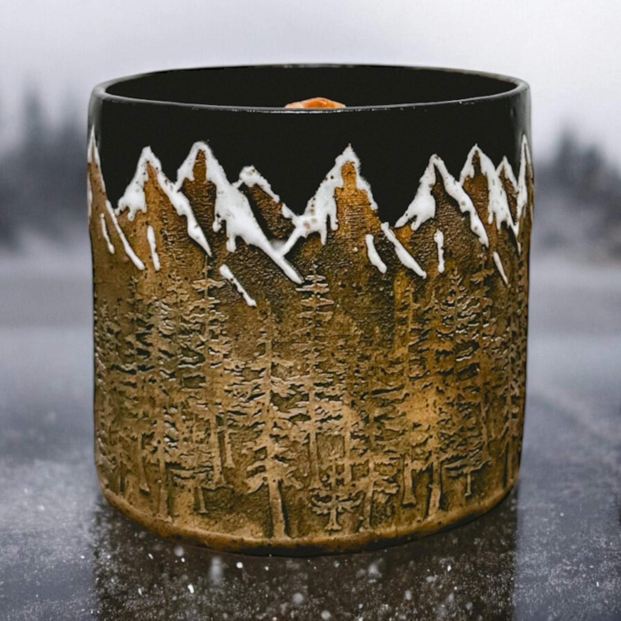 Snow Fog Ceramic Candle Collaboration 9 oz