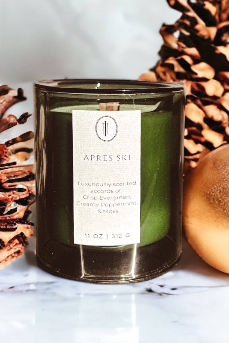 Pure Luxe, Luxury Coco-Apricot Wax, Wooden Wick Candles - Luxe Intuition, Wooden Wick Candles