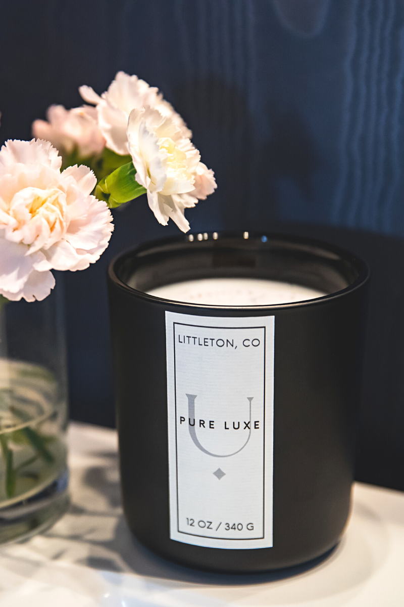 Pure Luxe, Luxury Coco-Apricot Wax, Wooden Wick Candles - Luxe Intuition, Wooden Wick Candles